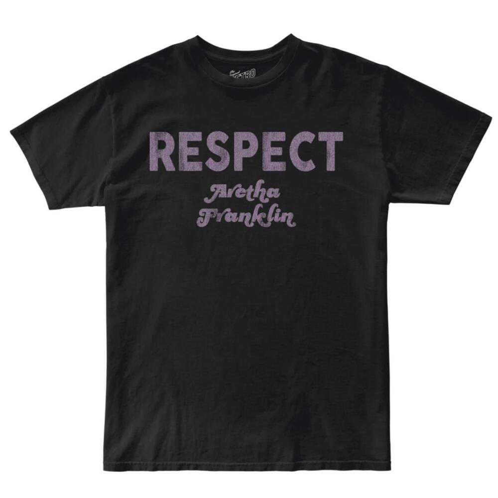Aretha Franklin Respect 100 Cotton Unisex Tee